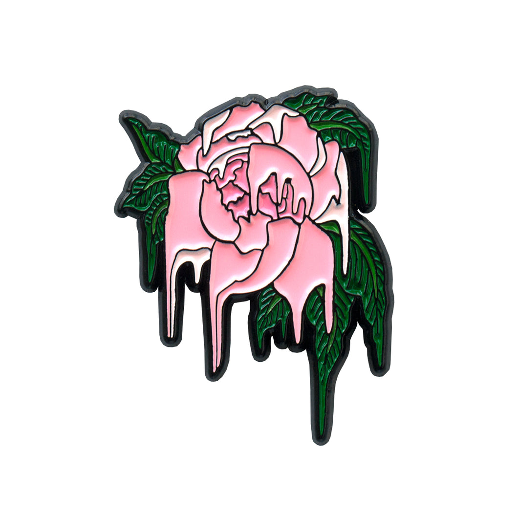 Dripping Rose Pin (Pink)