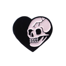 HeartSkull Pin